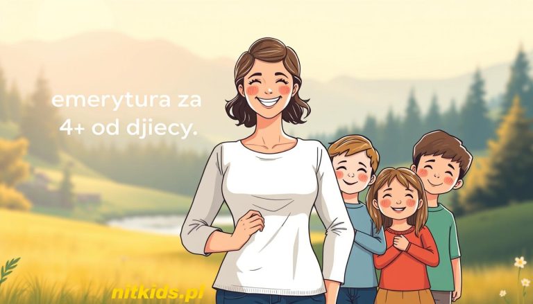 emerytura za 4 dzieci od kiedy