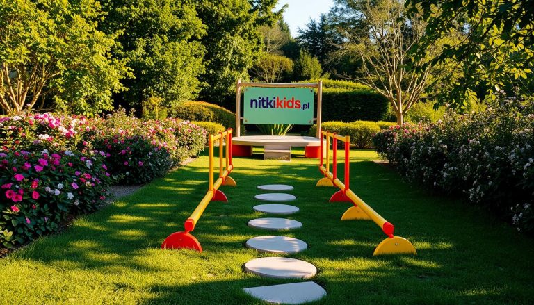 jak zrobić tor przeszkód dla dzieci w ogrodzie