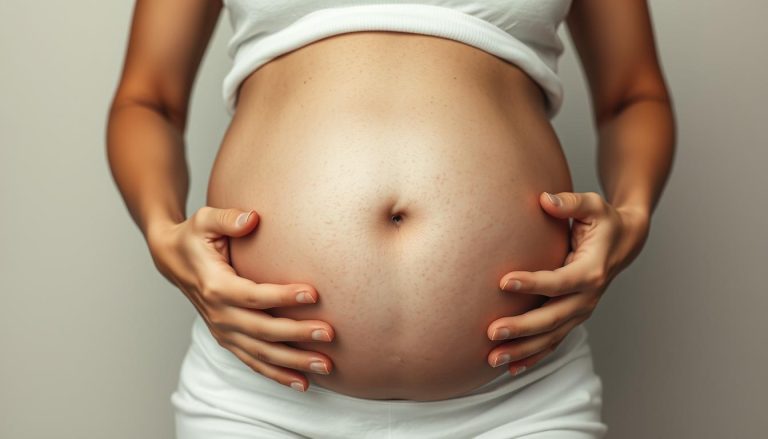 duży brzuch jak w ciąży