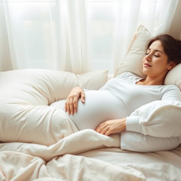 w jakiej pozycji spać w ciąży